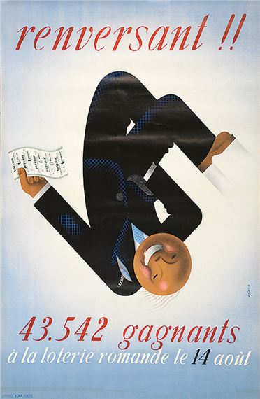 Renversant!! Gagnants à la loterie romande le 14 by André Simon, 1943