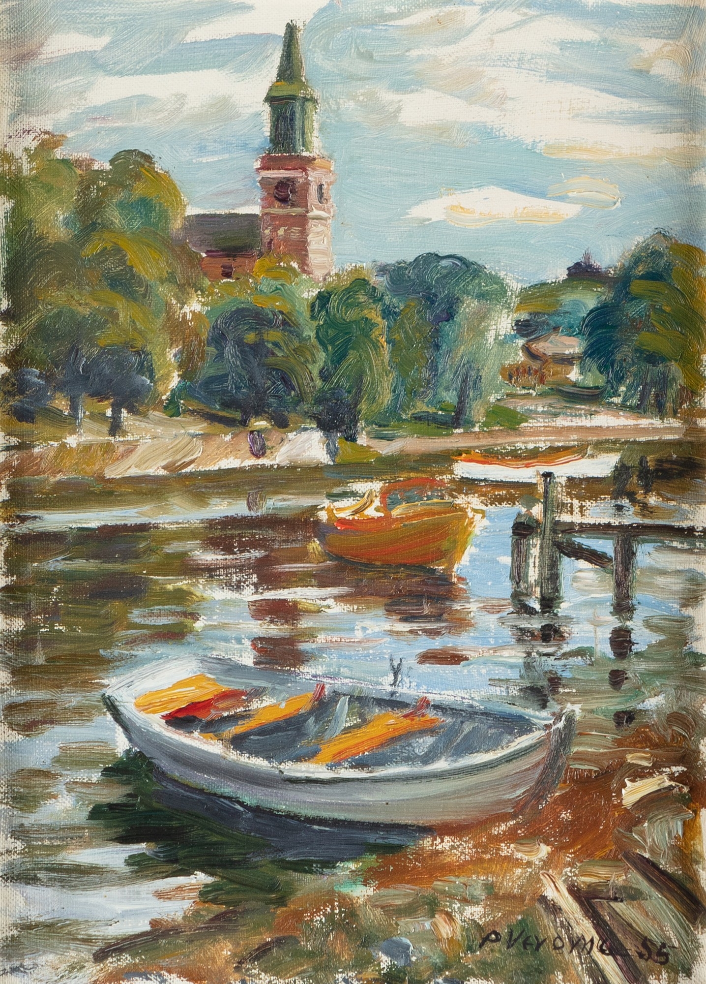 Pentti Veroma | Aura river | MutualArt