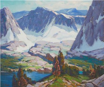 "Long Lake, High Sierras" - Lou C. Hanks