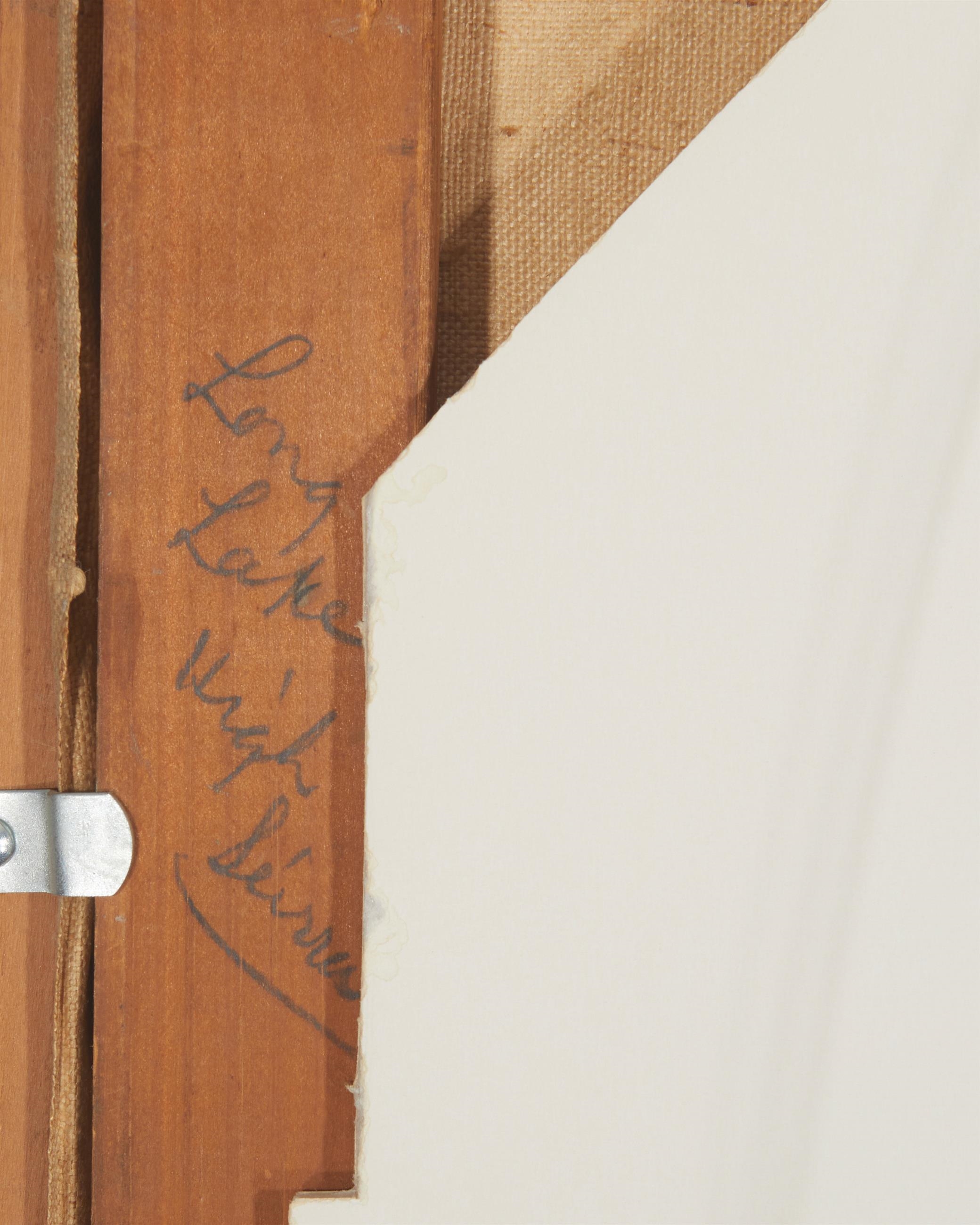 Artwork by Lou C. Hanks, "Long Lake, High Sierras", Made of Oil on canvas