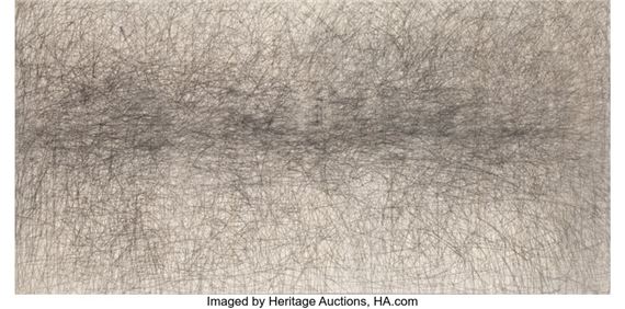 The Philosophy of Drawing (diptych) by William Anastasi, 1988