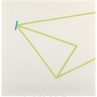 Paths Through the Studio (21 works based on walks taken through the studio on different days) - Spencer Finch