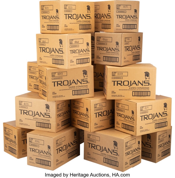 Artwork by Adam Rolston, Untitled (Trojan Boxes), Made of Ink on cardboard