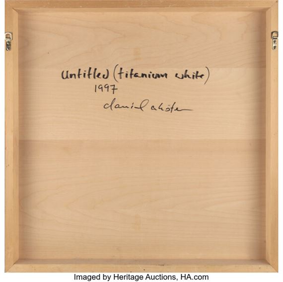 Daniel Aksten | Untitled (Titanium White) (1997) | MutualArt