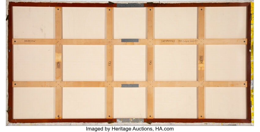 Artwork by William Anastasi, Yankee Doodle, Made of Oil and pencil on canvas