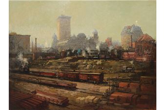 Leading Moran's California American Fine Art Sale Are Works by Edgar Alwin Payne and John Marshall Gamble