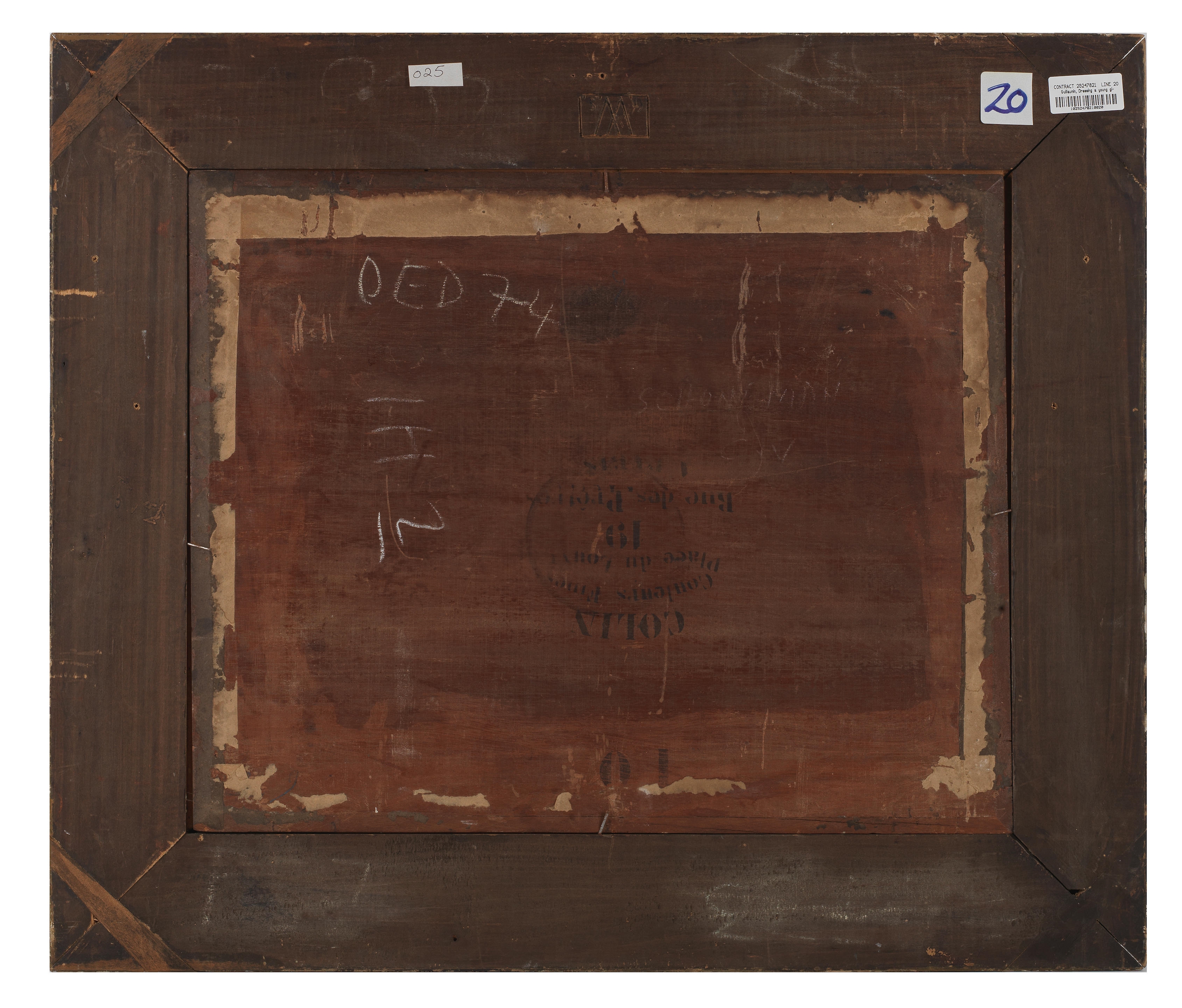 Artwork by Alexandre-Marie Guillemin, The fitting, Made of oil on panel