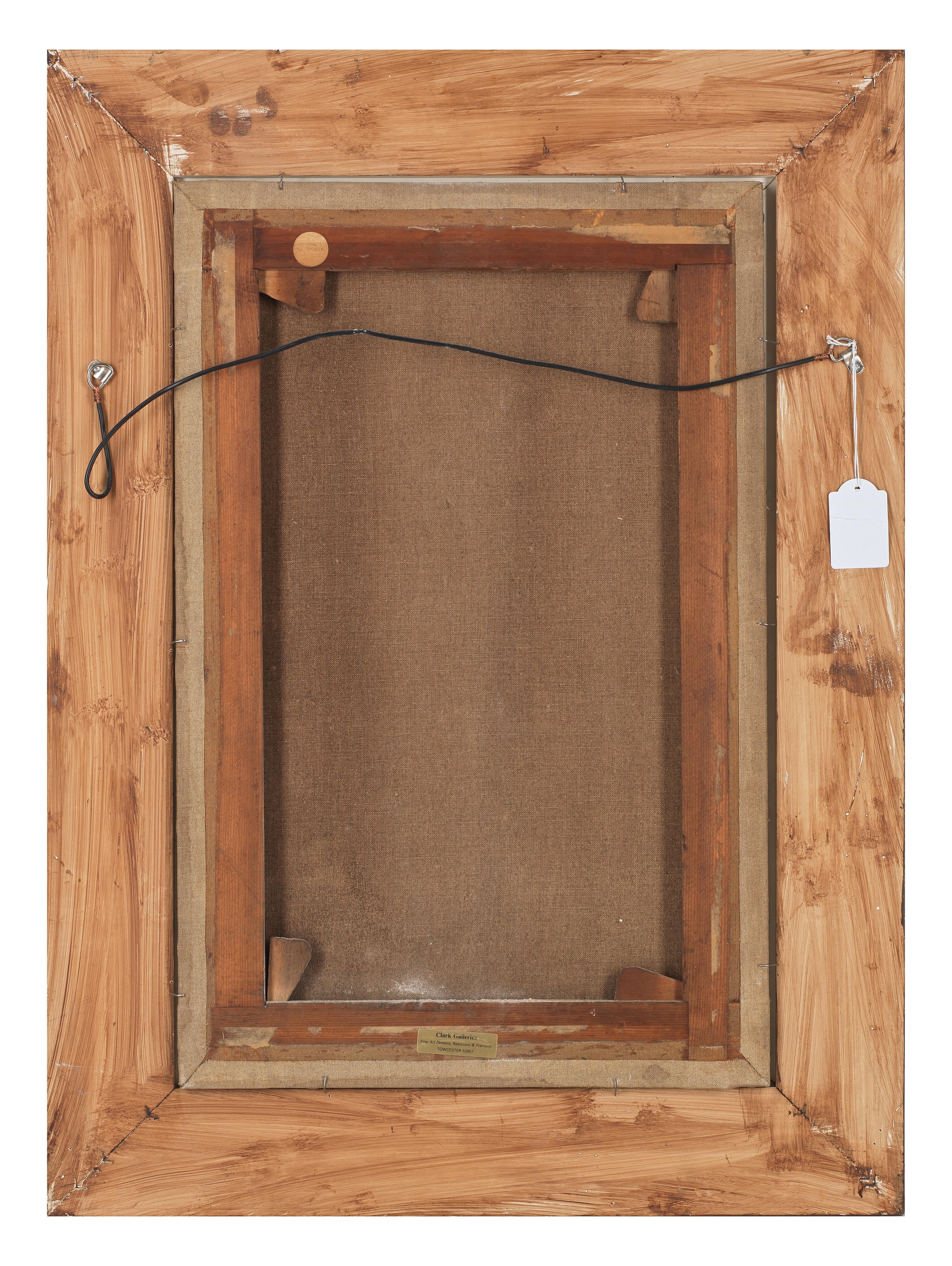 Artwork by Rafael Senet, The gondola workshop of San Trovaso, Venice; Gondolas on a Venetian canal, a pair, Made of oil on canvas