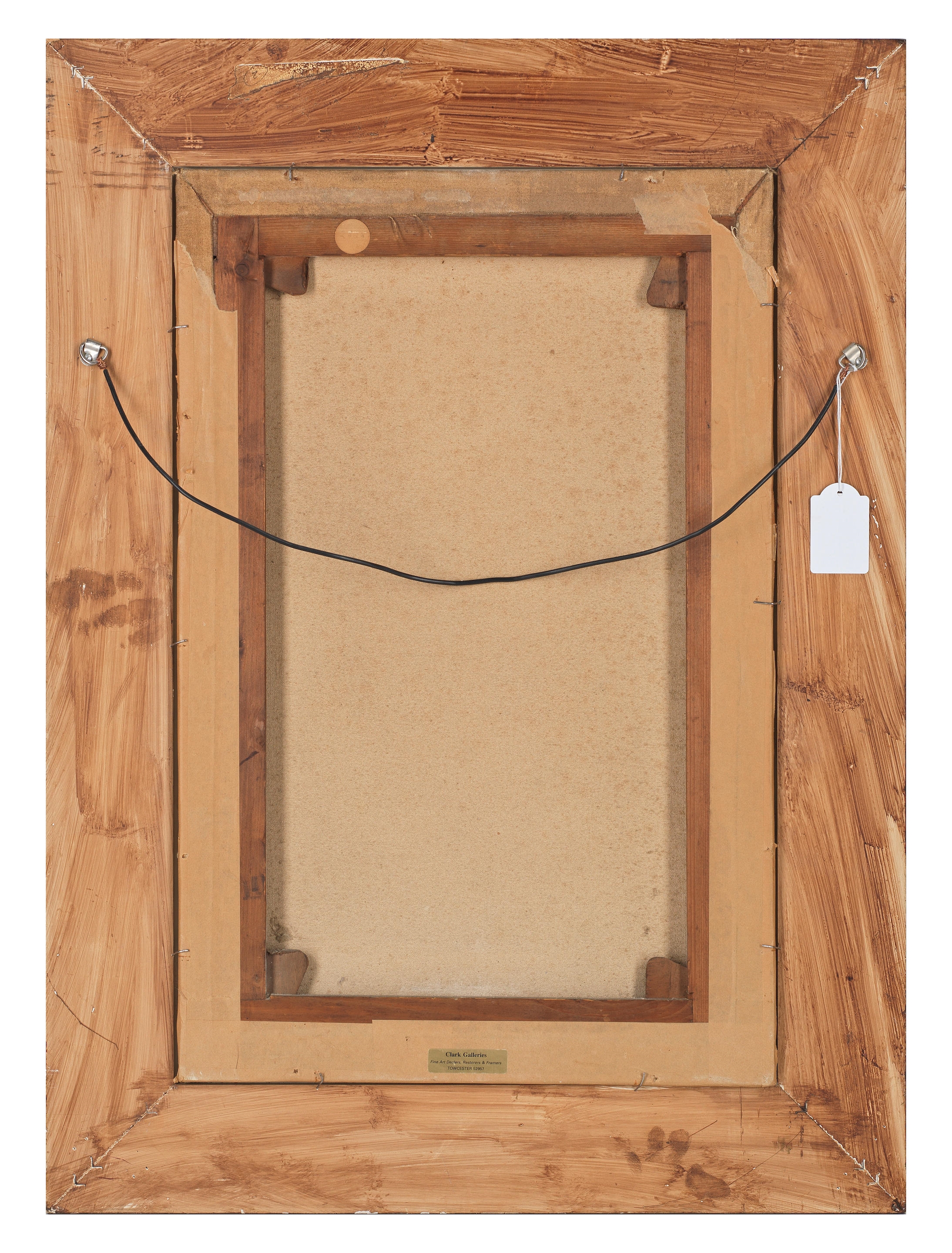 Artwork by Rafael Senet, The gondola workshop of San Trovaso, Venice; Gondolas on a Venetian canal, a pair, Made of oil on canvas