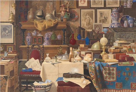 The collector's study - Benjamin Walter Spiers