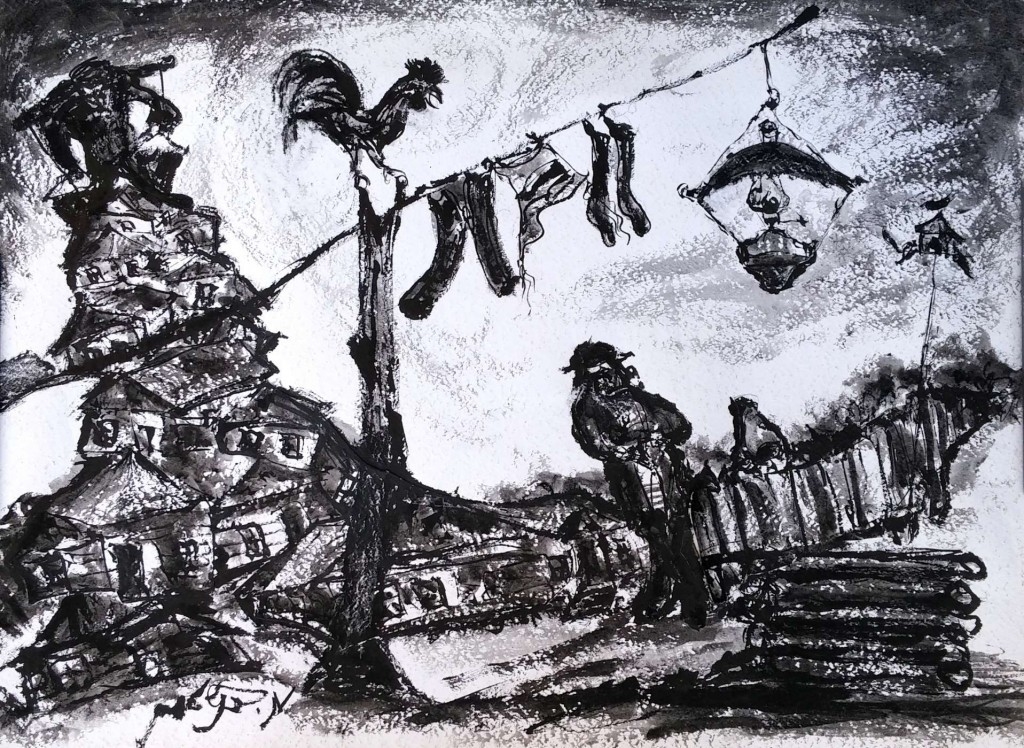 Moshe Bernstein | Shtetl | MutualArt
