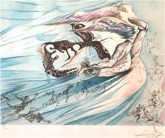 Salvador Dali 【リンカーン】　lithograph EA 34限定 Salvador Dali 【リンカーン】 lithograph EA 34限定 Salvador Dali