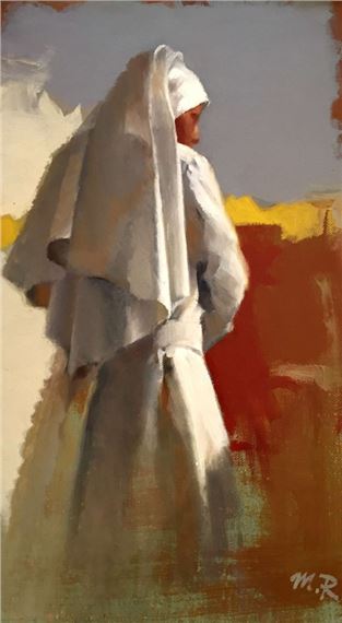 Woman in White by Michael Rapoport