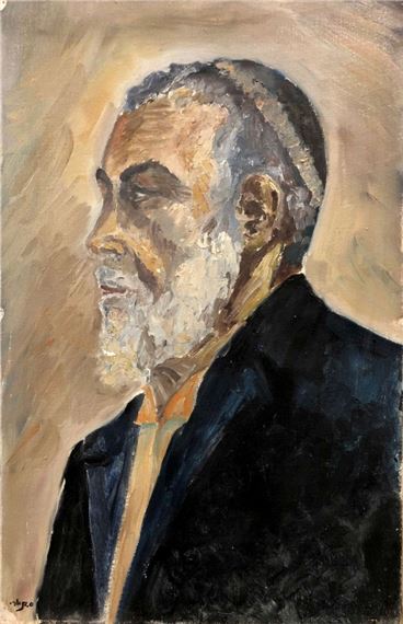 Portrait of a Rabbi by Sima Ben Ari
