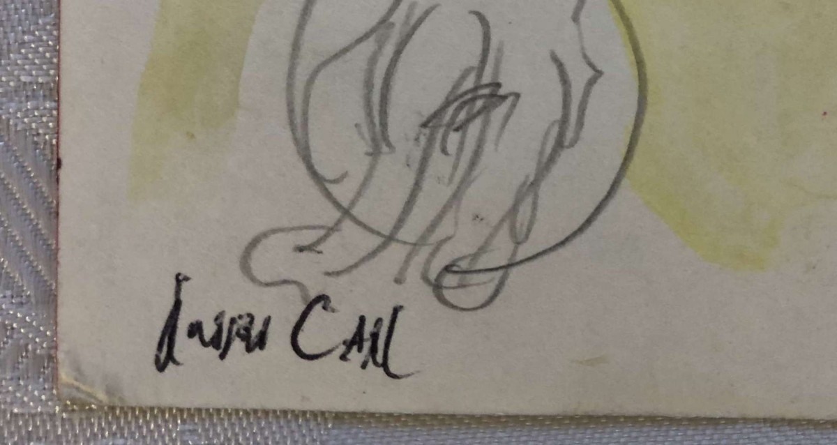 Artwork by Carl Joe, Cats, Made of Watercolor and ink