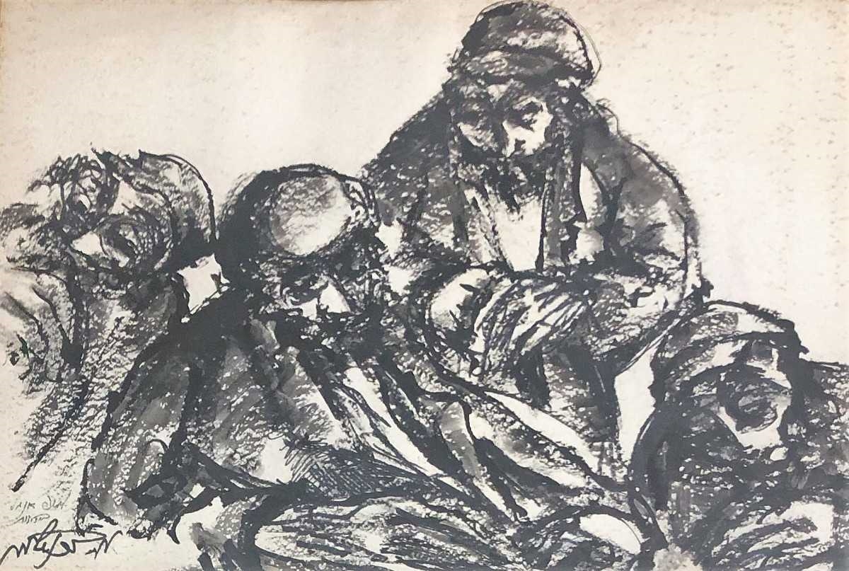 Moshe Bernstein | Jews in the Shtetl | MutualArt