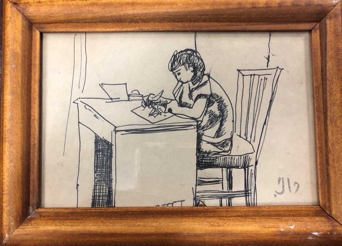 Leo Roth | Boy at theDesk | MutualArt