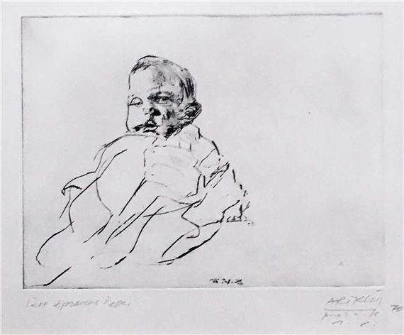 Noga by Avigdor Arikha, 1970