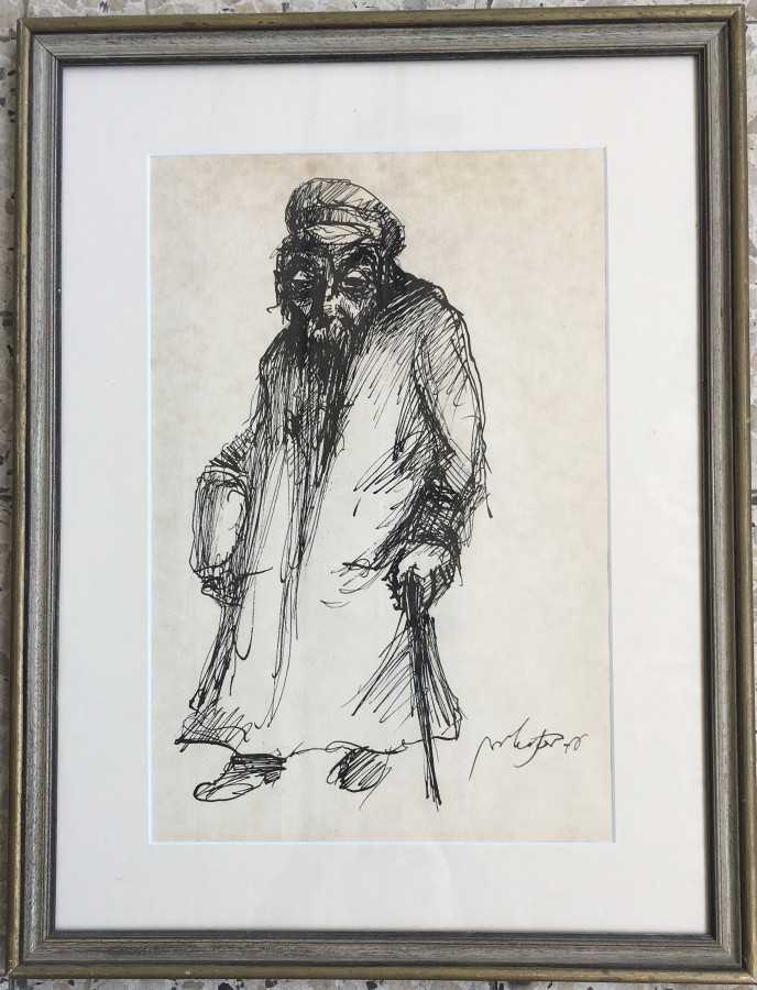Moshe Bernstein | Jew in the Shtetl | MutualArt