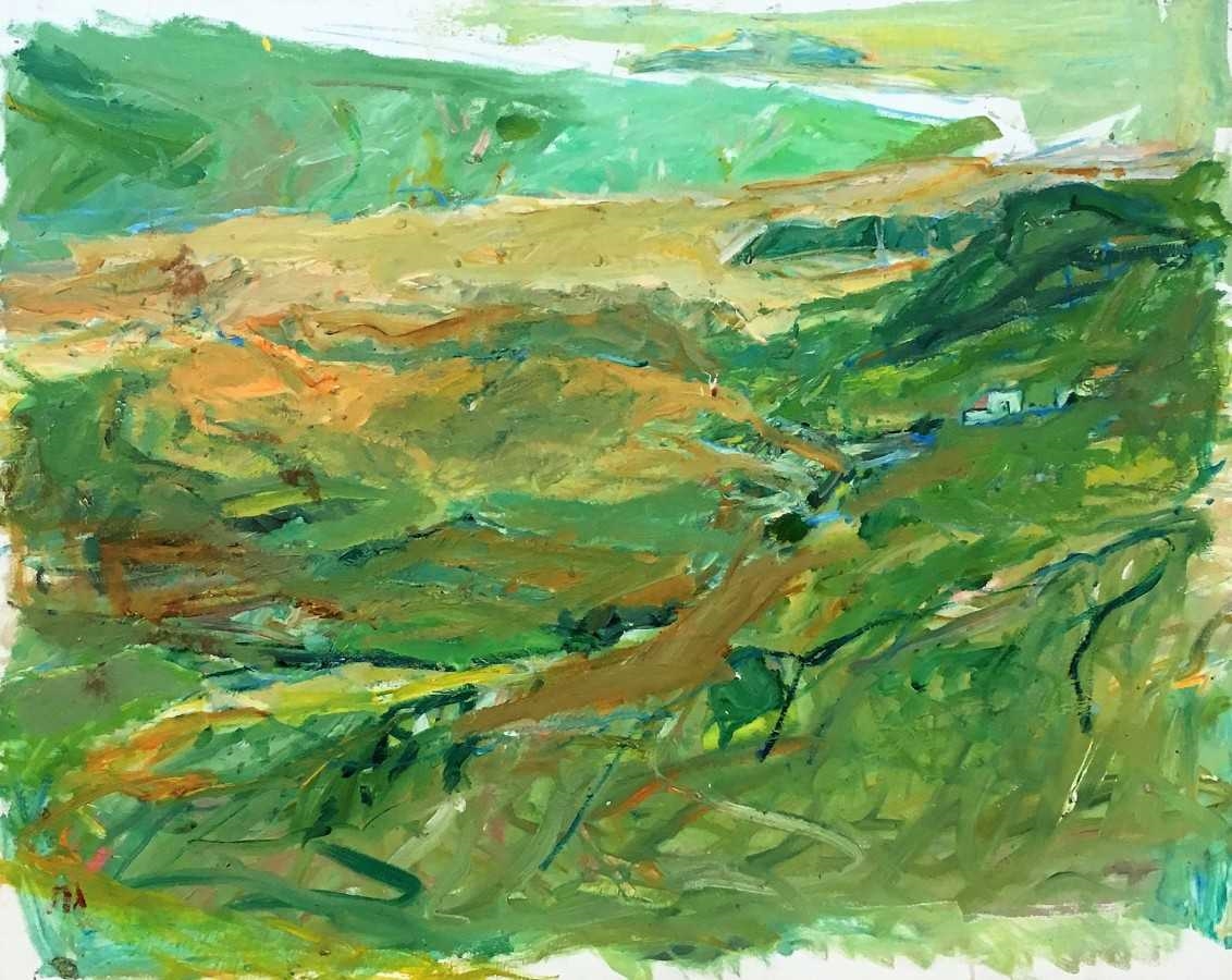 Artwork by Eliahu Gat, Landscape, Made of Oil on canvas