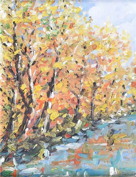 Sean Lorinyenko | AUTUMN TREES ALONG THE BANKS OF THE RIVER ESKE ...