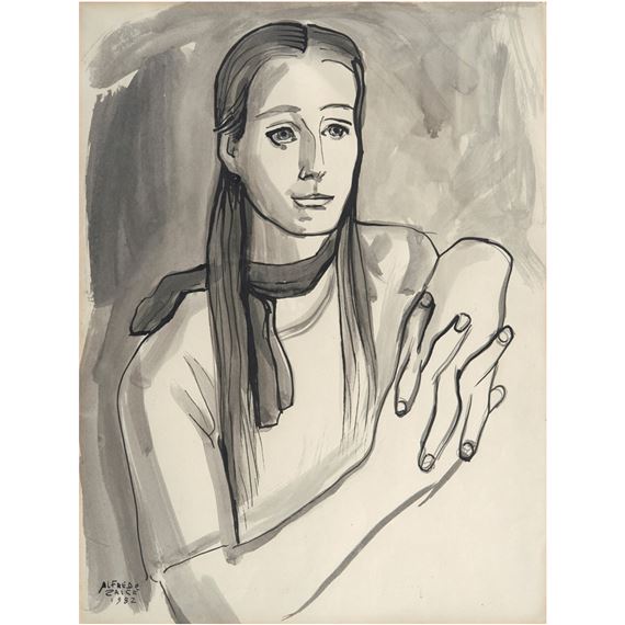 Untitled by Alfredo Zalce, 1982