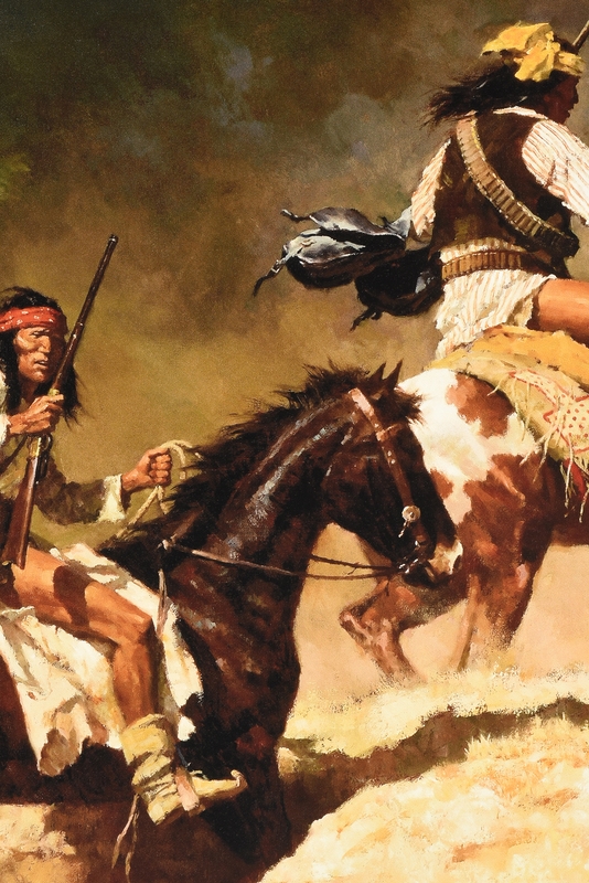 Howard Terpning | Captured from General Crook's Command (2005) | MutualArt