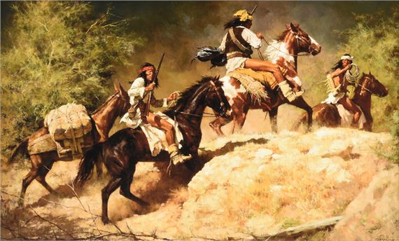 Howard Terpning | Captured from General Crook's Command (2005) | MutualArt