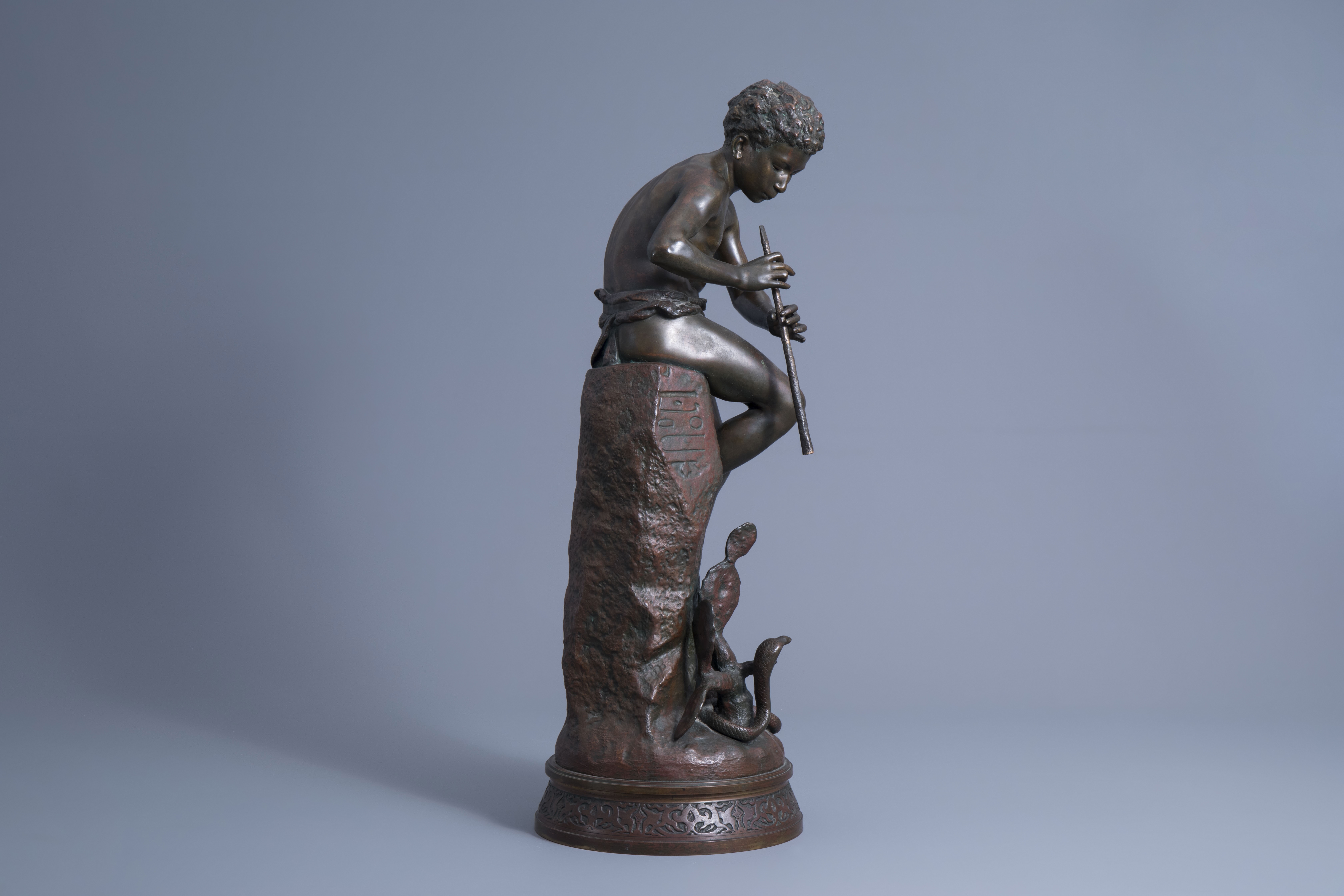 Gaston Veuvenot Leroux | The snake charmer | MutualArt