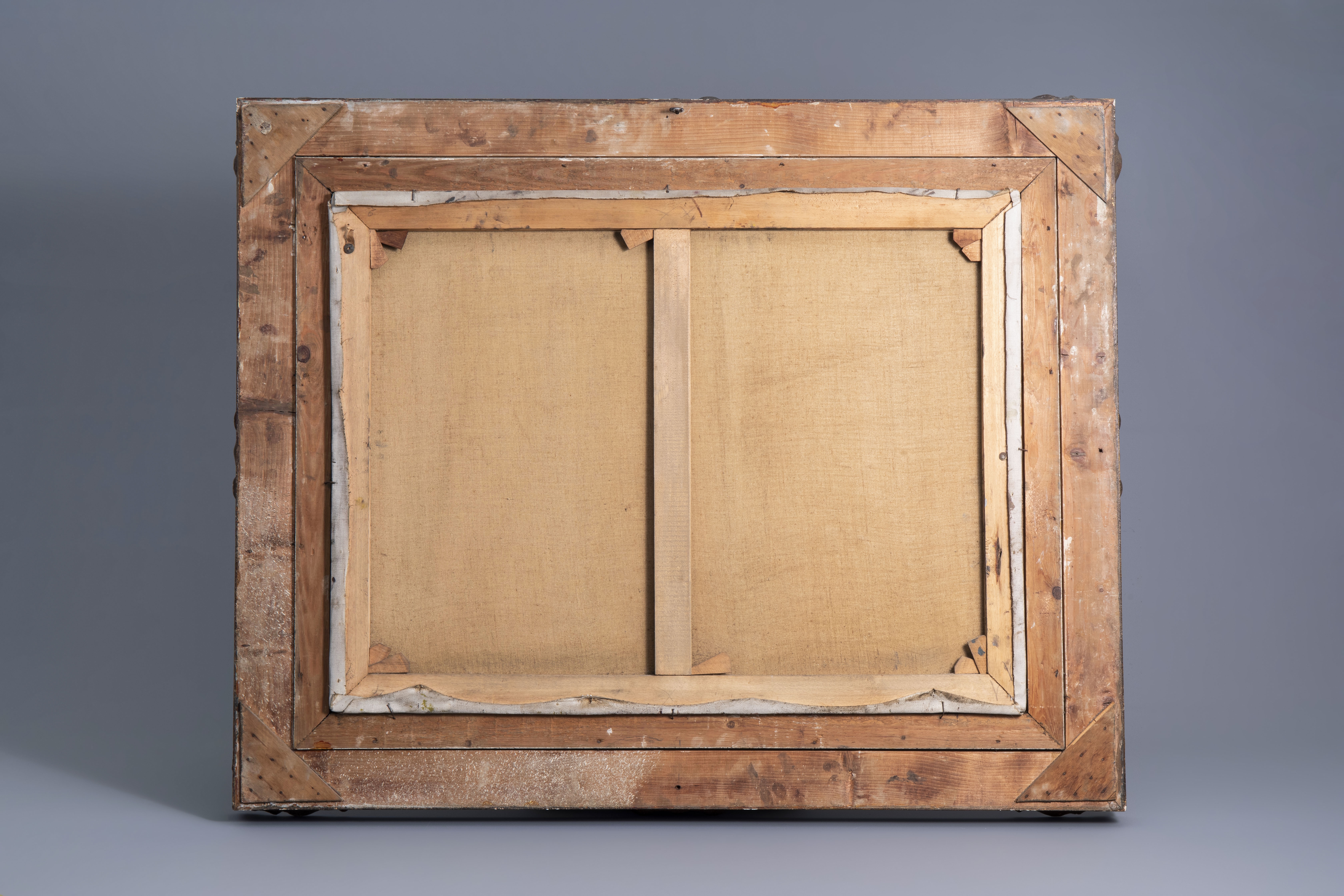 Artwork by Piet Lippens, A winter cityscape, Made of oil on canvas