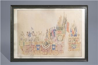 Design for a triumphal carriage - Louis Geens