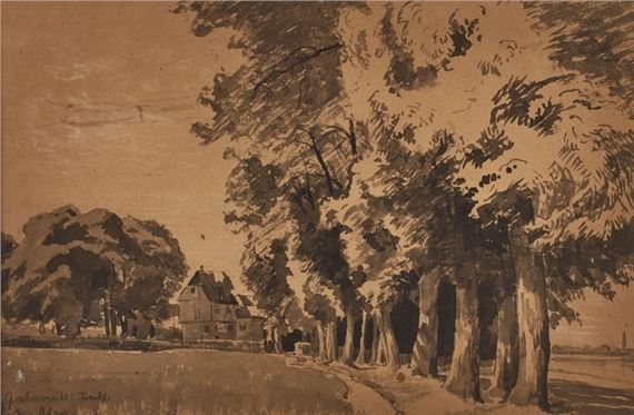 Blick auf die Gerbermühle by Albert Lang