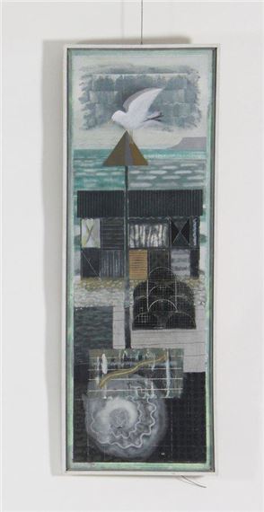 Mike Rennie/Portland/signed and inscribed verso/oil and acrylic on canvas by Mike Rennie