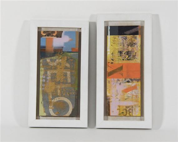 Mike Rennie/Venice/ a pair/signed and inscribed verso/oil and acrylic on board - Mike Rennie