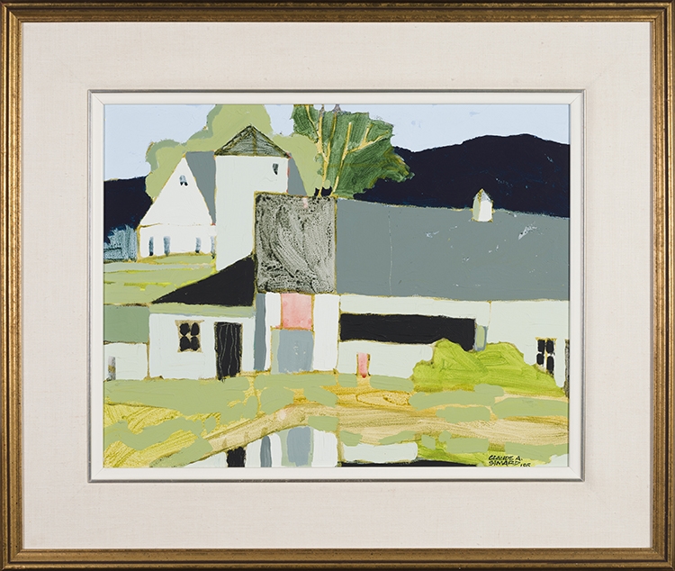 Claude A. Simard | Paysage de campagne (1985) | MutualArt