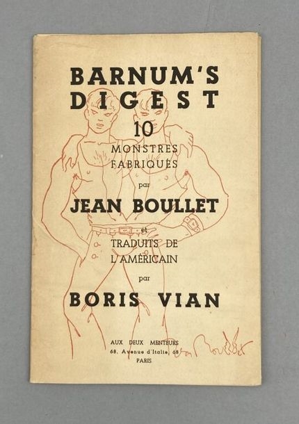 VIAN (Boris) & BOULLET (Jean), Barnum's digest.... - Lot 149 - Lynda Trouvé by Boris Vian, 1948