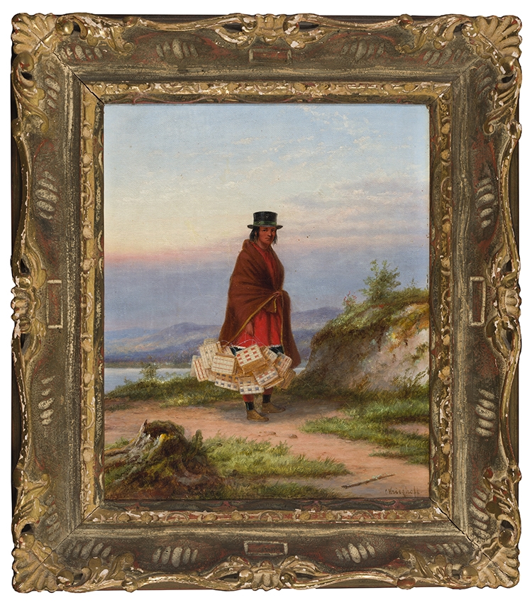 Cornelius Krieghoff Basket Seller MutualArt