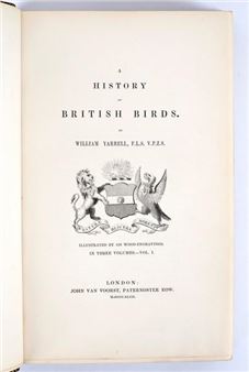 Yarrell (W) History of British Birds - Douglas Stewart