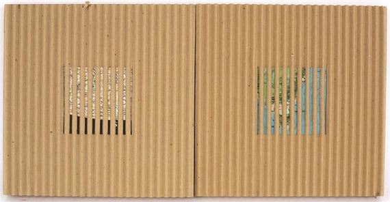 Kate Blacker (born 1955)/Abstract Compositions/dated 1993/two mixed media pictures - Kate Blacker