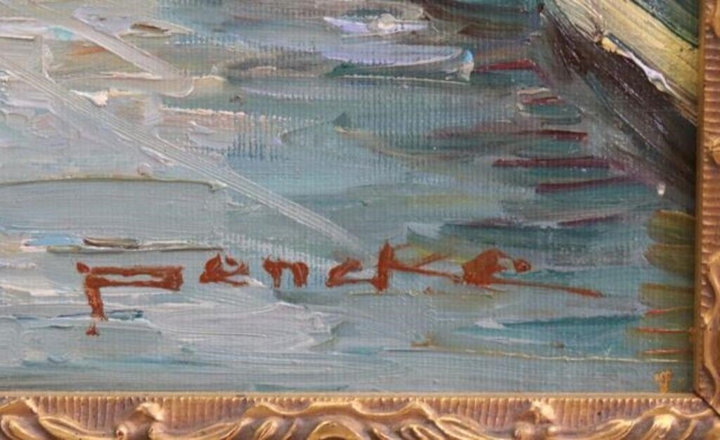 T. E. Penck | View of Paris with La Seine and Notre Dame | MutualArt