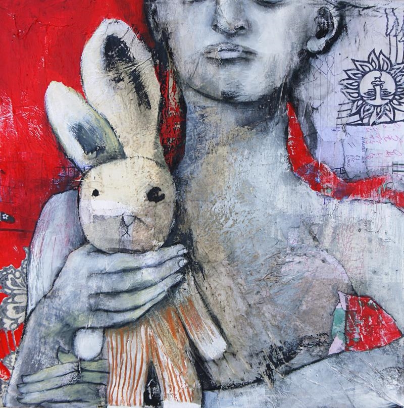 Artwork by Alessia Zolfo, Alice, Made of Mixed media on canvas