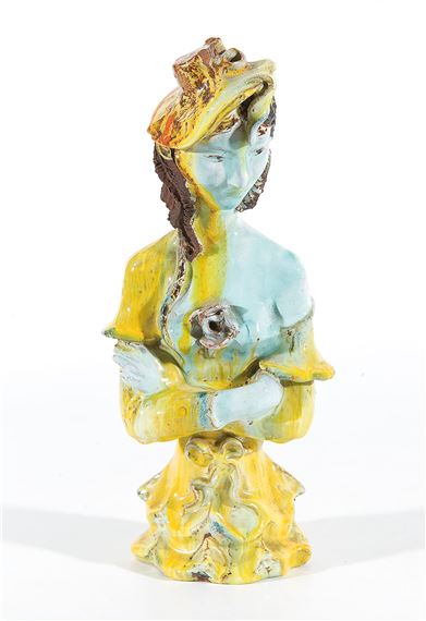 Elegant lady with rose by Susi Singer, around 1925