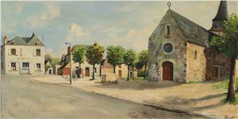 Place de village - Lucien Ferriot