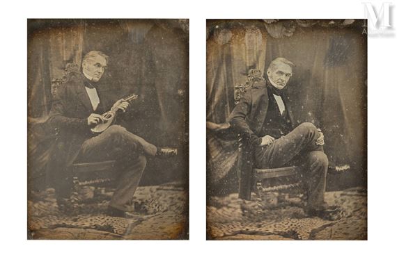Portraits de Prosper Mérimée by Eugène Durieu, c. 1850