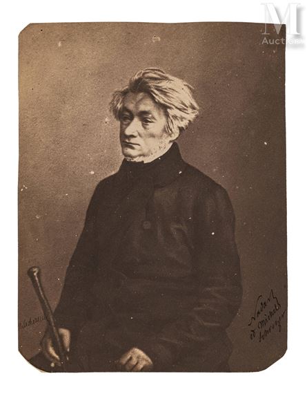 Adam Mickiewicz by Gaspard-Félix  Tournachon, c. 1854