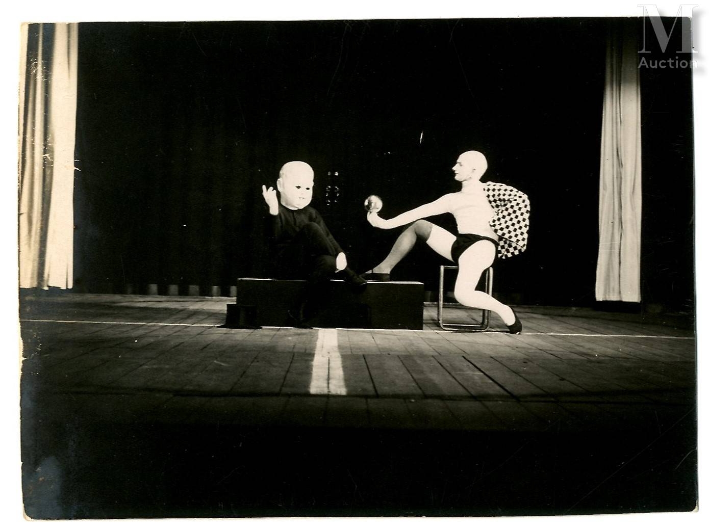 Improvisation sur la scène by T. Lux Feininger, c. 1927-1928