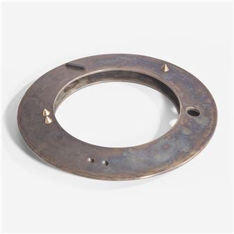 Steel and Gold Bangle Bracelet, USA, circa 1980 - Karl Bungerz