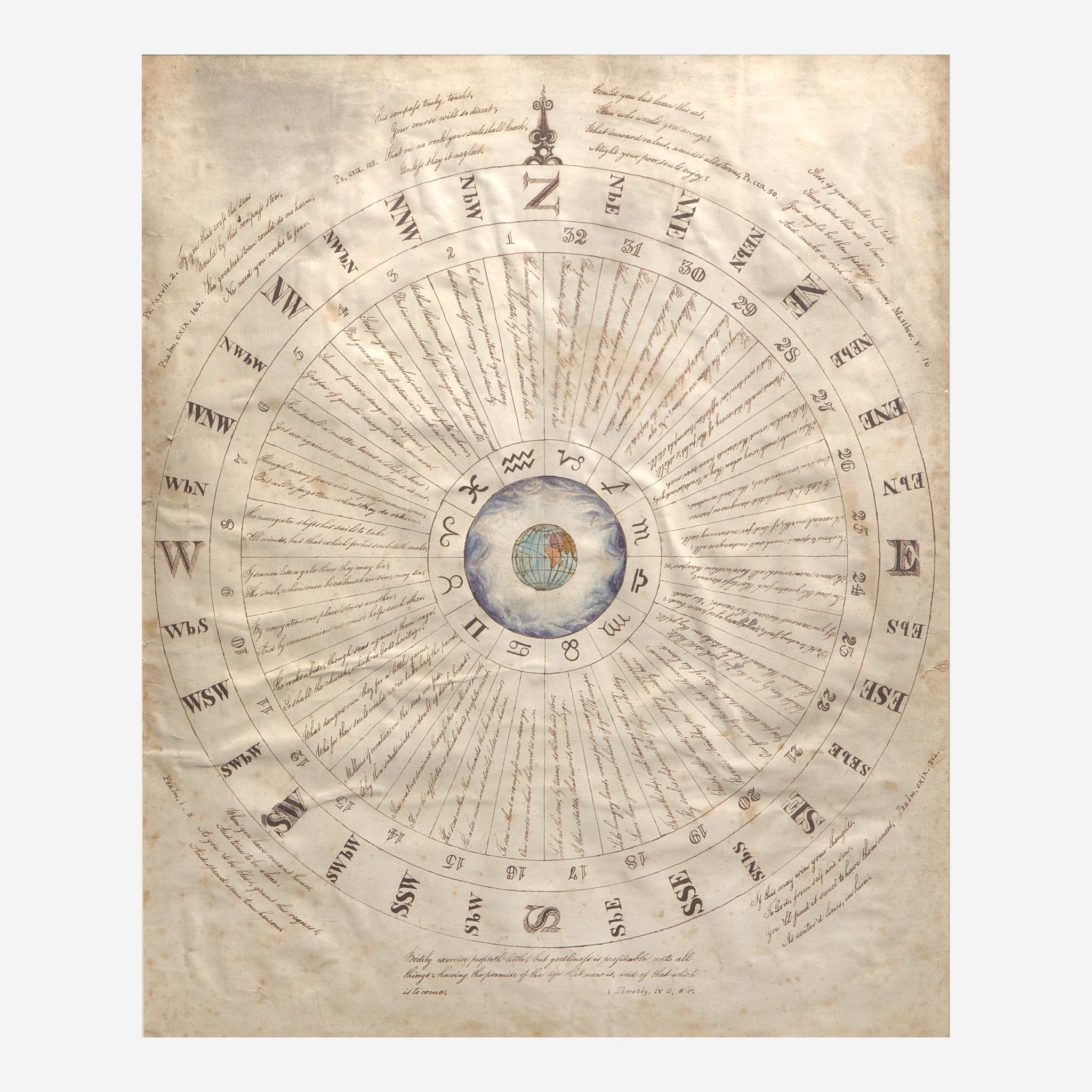 American School, 18th Century | Two Works of Navigational Spiritual ...