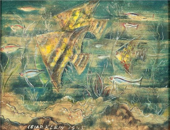 César Klein | School of Fish (1945) | MutualArt