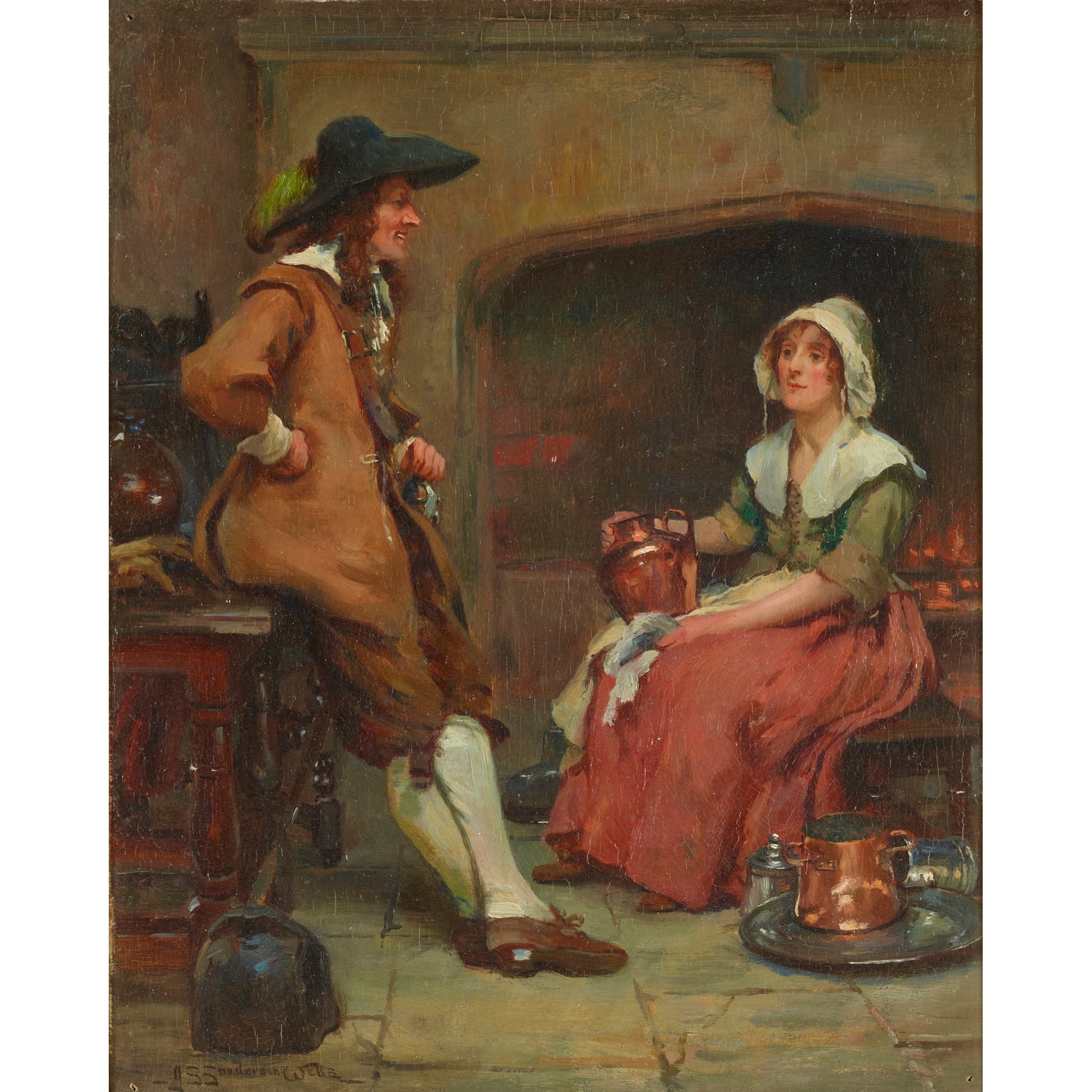 John Sanderson-Wells | A GENTLEMAN SUITOR | MutualArt